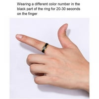 RETAP водоустойчив температурен смисъл пръстен Интелигентен променящ се цвят интелигентен пръстен на пръста