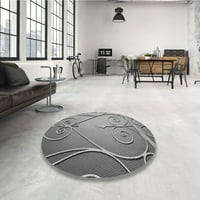 Ahgly Company вътрешен правоъгълник с шарени въглеродни сиви килими, 8 '10'
