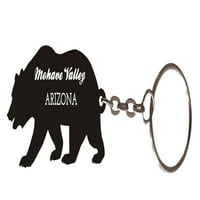Mohave Valley Аризона сувенирна метална мечка ключодържател