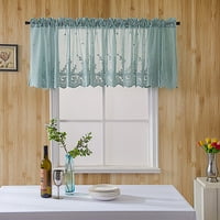 Модерен дантелен подгъва за римска къса завеса за прозорец за кафе кухненски шкаф декор за дома