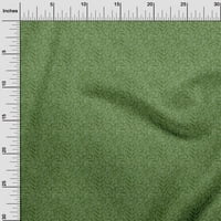 OneOone Cotton Cambric Green Leves Leaves Sheing Craft Projects Fabric щампи по двор широк