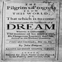 Напредъкът на Pilgrim, печат на плакати от заглавна страница от Science Source