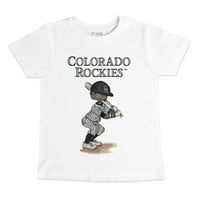 Малко дете мъничко бяла тениска на Колорадо Скалисти Джеймс