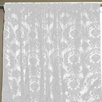 Дамаски фон за завеси 58 Широка панелна партия фотография Фон за домашен прозорец Завеса декор