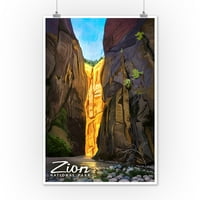 Национален парк Сион, Юта, Насърмения, маслена живопис