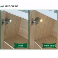 Светлини за шкаф за декор за спалня автоматично осветление светлинен шарнир шарнир с висока яркост LED индукция светло пластмаса