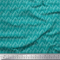 Soimoi Crepe копринена тъкан диагонална линия малка печатна тъкан двор широк