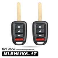 Отдалечен ключ FOB за Honda CR-V HR-V L Accord Civic 2013- Mlbhlik6-1t