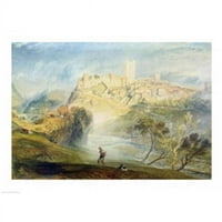 Ричмънд Йоркширски плакат печат от J.M.W. Turner - In. - Голям