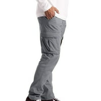 Мъжки панталони летни панталони панталони ежедневни гащеризони направо много джобни панталони