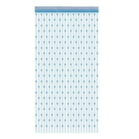 Xinqinghao Home Textiles 100x Love Heart String Curtain Window Divider Divider Cheer Curtain Valance Blue