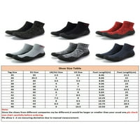 Gomelly Unise Yoga Shoes Плажни чорапи плета маратонки с горни чорапи Леки водни обувки Танц Атлетично черно сиво 10.5