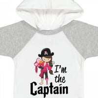 Inktastic Аз съм капитан- Пират момиче подарък бебе момиче боди