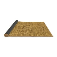 Ahgly Company Indoor Rectangle Abstract Brown Modern Area Rugs, 5 '7'